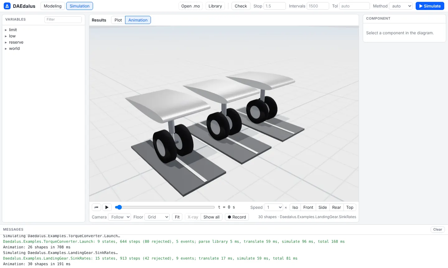 LandingGear.SinkRates animation