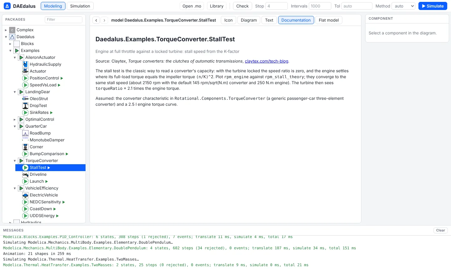 Documentation view